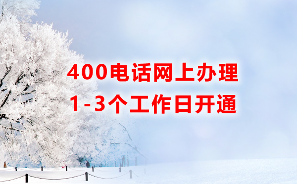 400電話可以在網上辦理嗎？